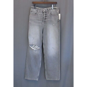 Etica Tyler Vintage Straight Jeans Size 29 Quartzsite Distressed Button Fly NWT